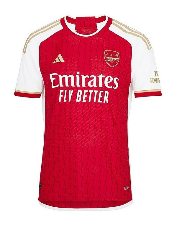 Camisa Arsenal Home 23/24 Torcedor Adidas Masculina - Vermelho e Branco