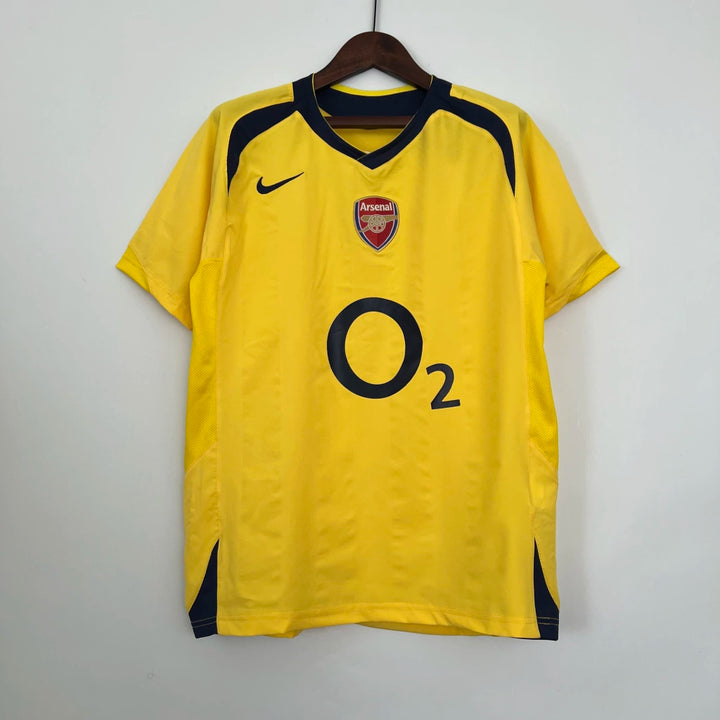 Camisa Arsenal Retrô 05/2006 | Nike Masculina - Amarela - thierry henry