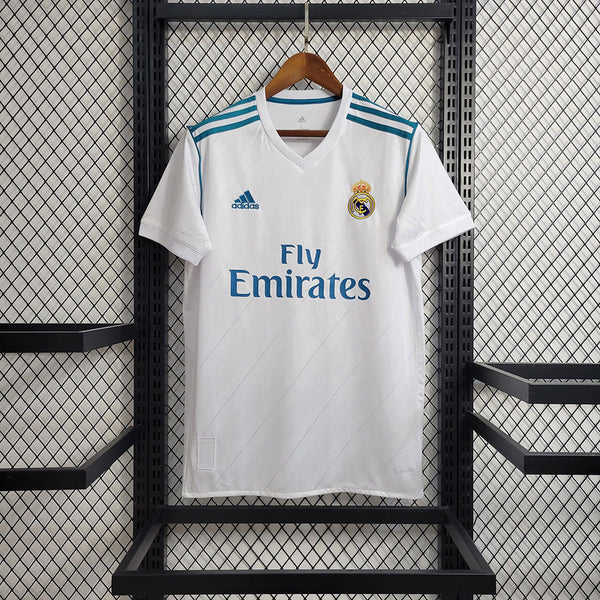 Camisa Real Madrid Retrô 17/2018 | Adidas Masculina - Branca - cr7 - benzema - modric - camisa do real - camisa 2017 real