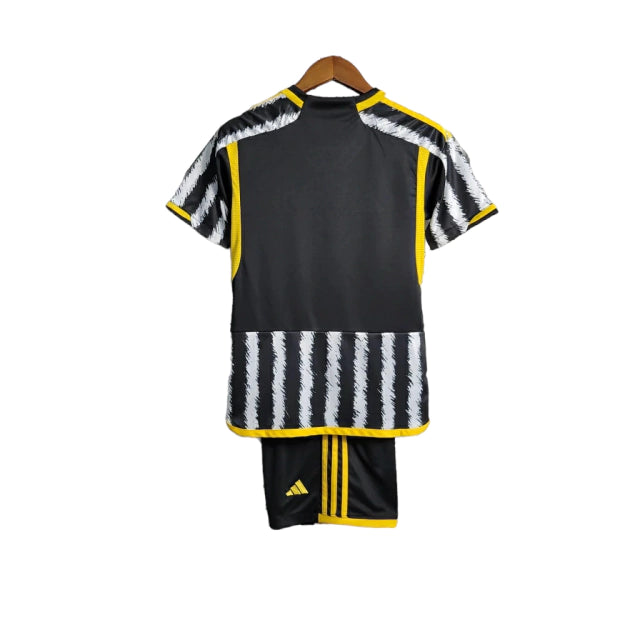 Conjunto Infantil Juventus Adidas 2023/24 Away Torcedor