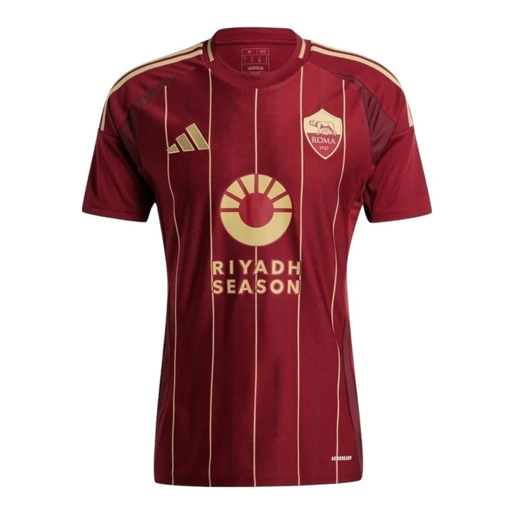 Camisa Roma Home 24/25 Torcedor Adidas Masculina - Vermelho 