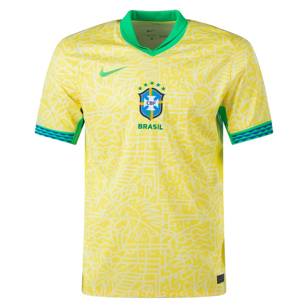 Camisa Brasil Home 24/25 Torcedor Nike Masculina - Amarela