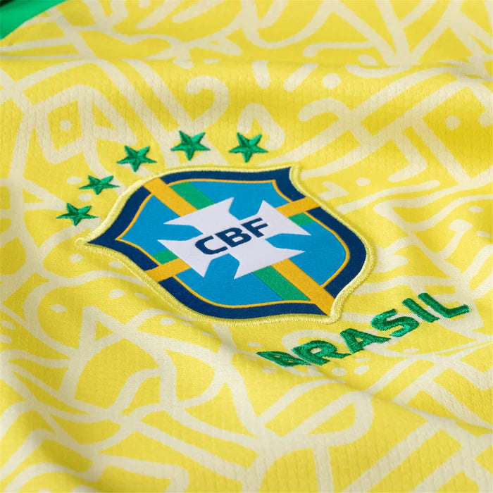 Camisa Brasil Home 24/25 Torcedor Nike Masculina - Amarela